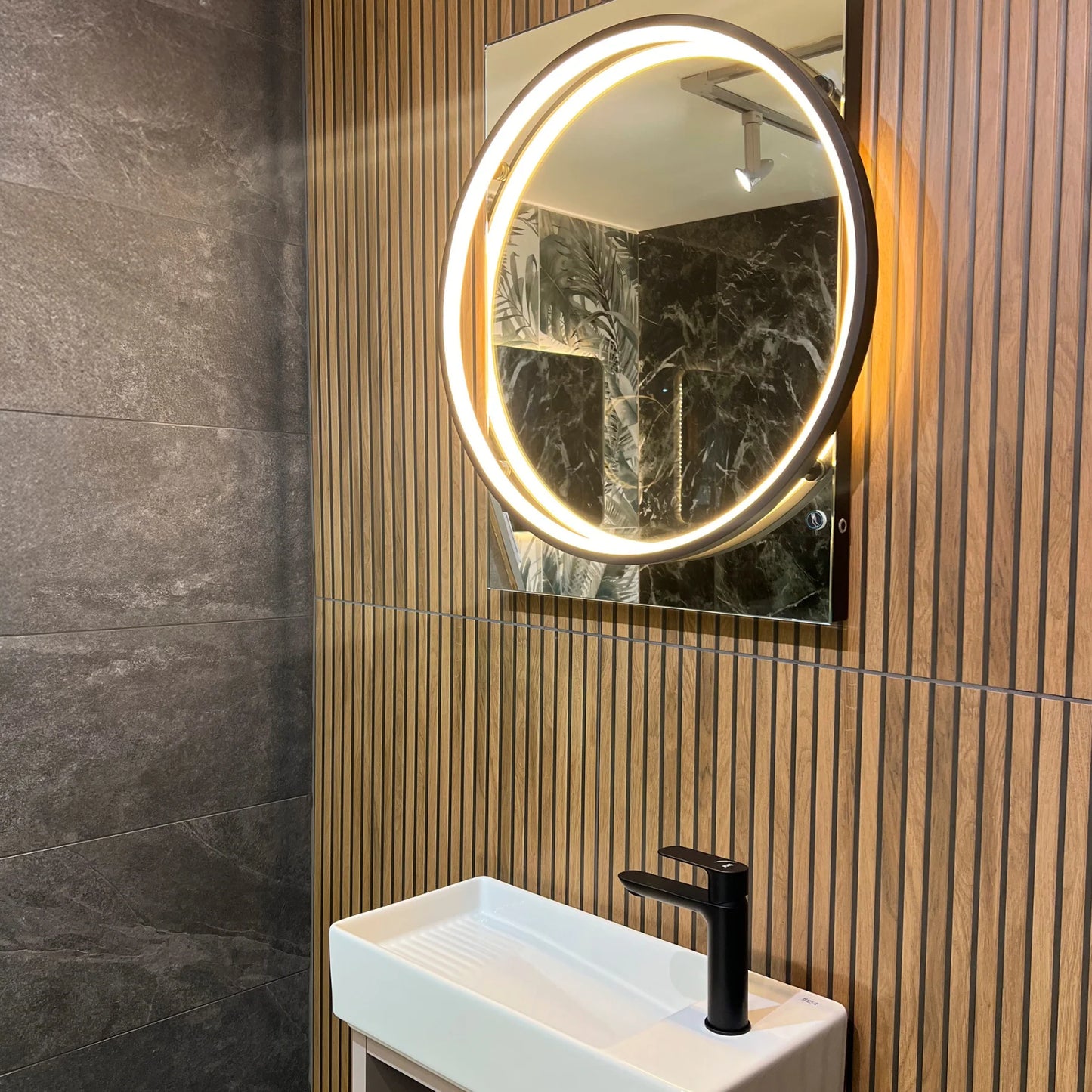 Sagano Oak Dark Lines 60x120 porcelain