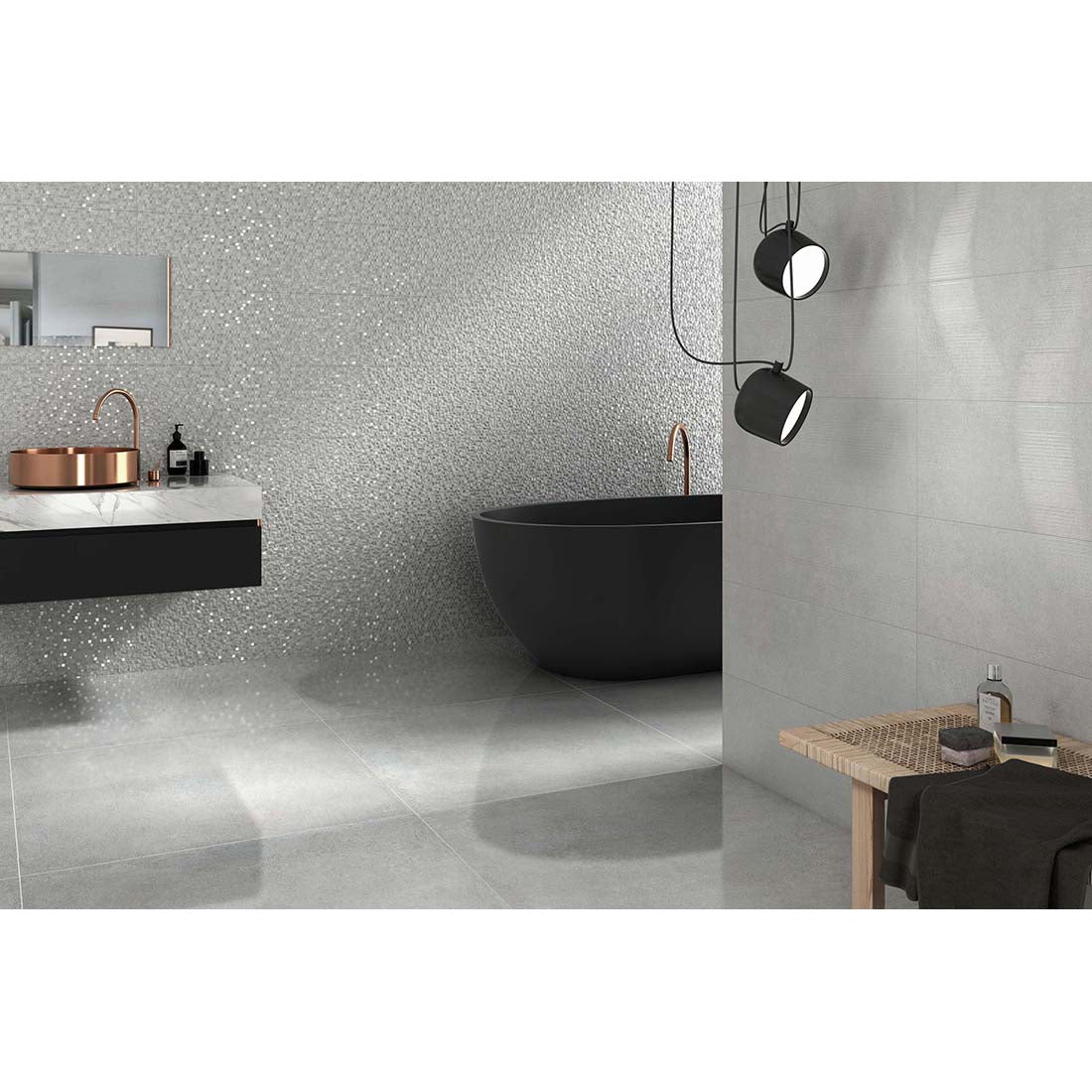 Hit Mos Decor 25x75 Gris Gloss