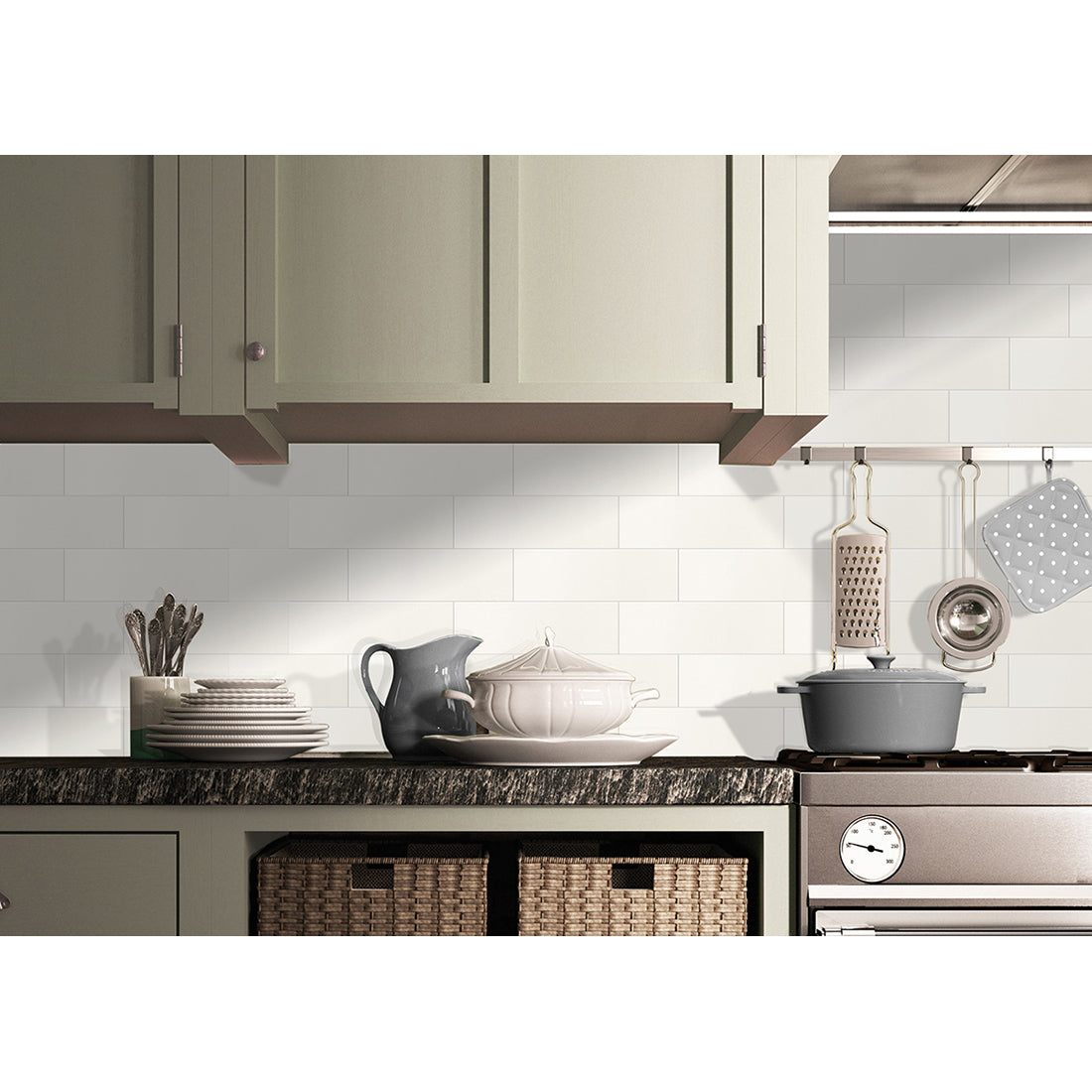 Liso 10x20 White Matt