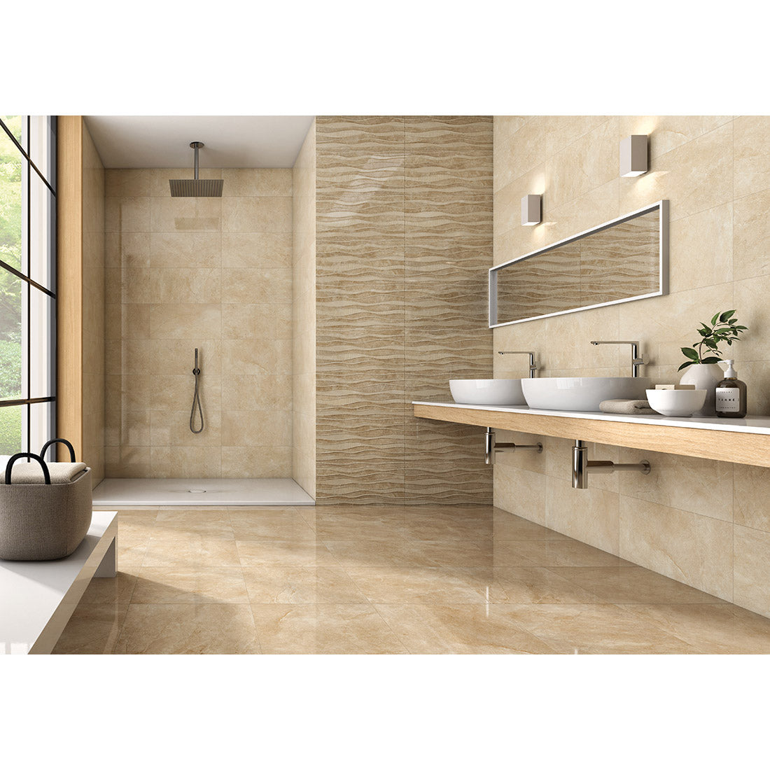 Luxor Mosaic 30x60 Beige Gloss