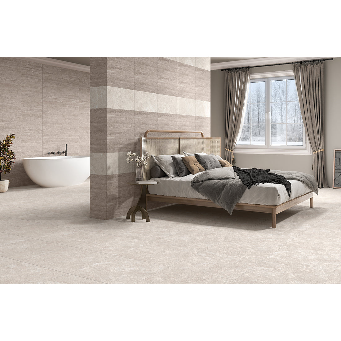 MYS 60x60 Crema Matt Cross Cut R10