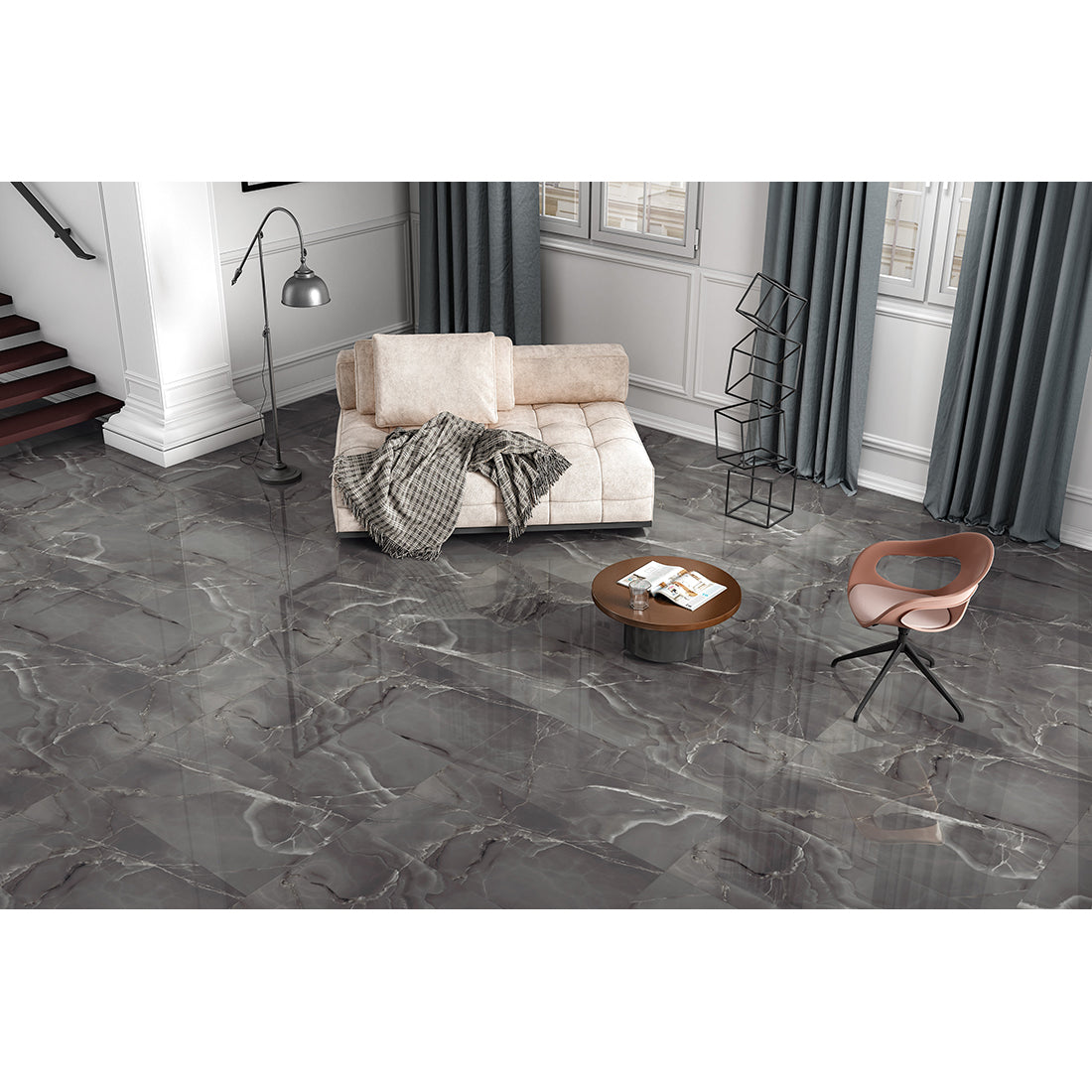 Onyx Prime 60x120 Gris Polished