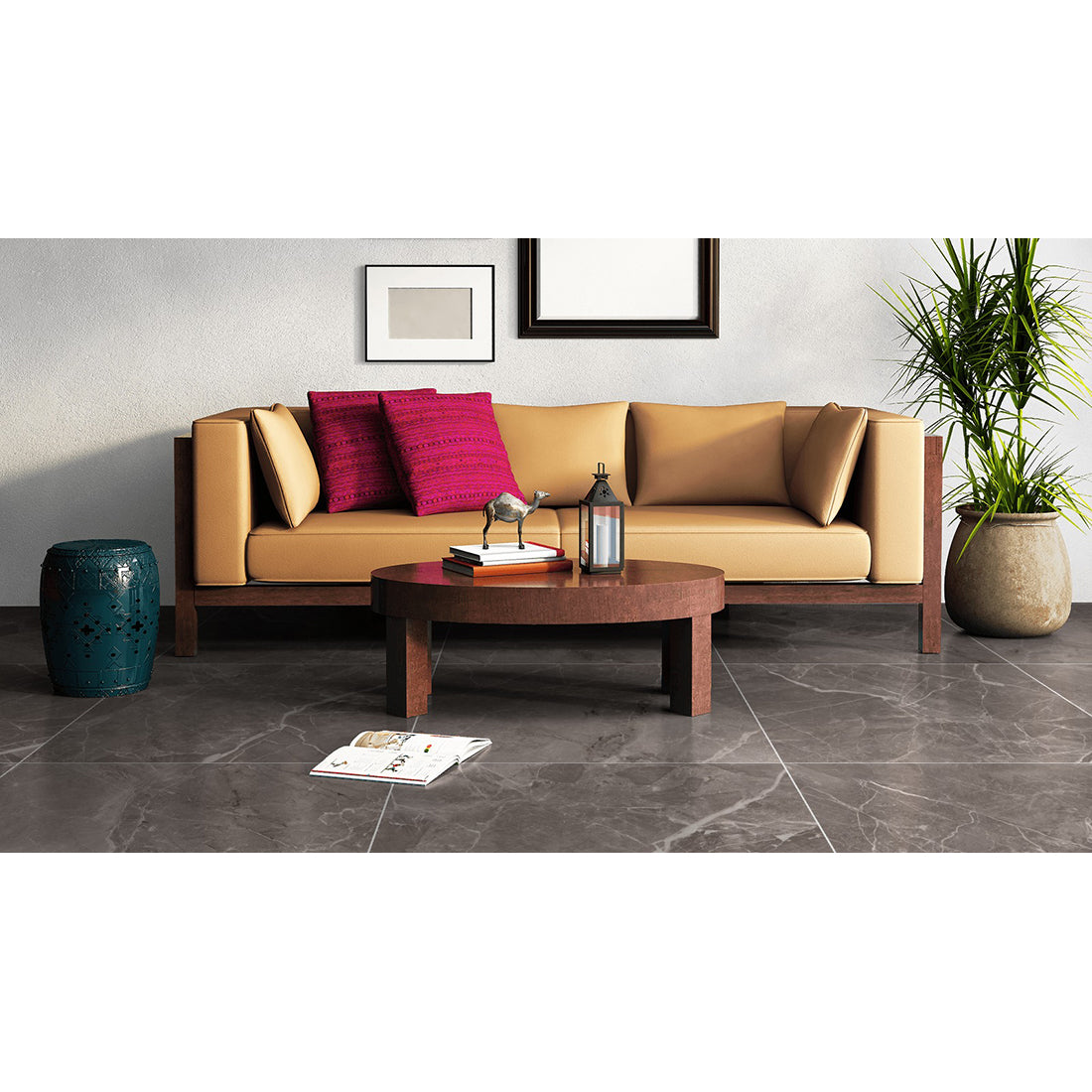 Savoy 80x80 Grey Matt