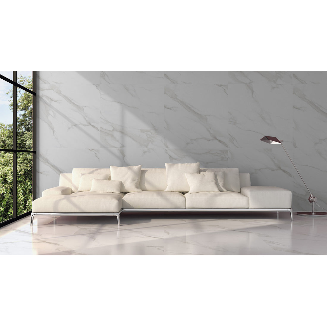 Statuario Mercury 60x120 White Matt