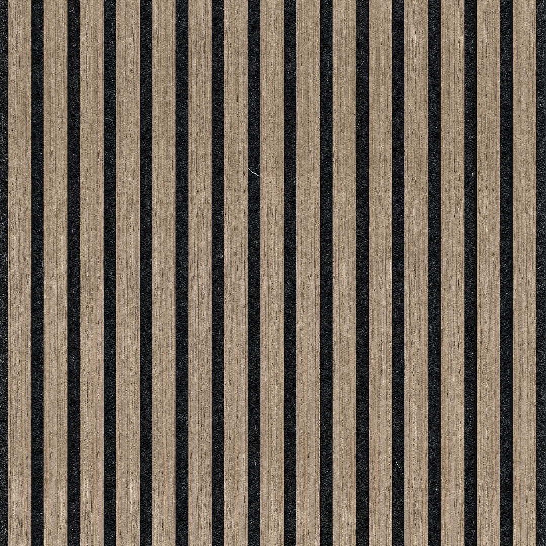 Wooden Slat Acoustic Panel Light Walnut 2900mm x 600mm