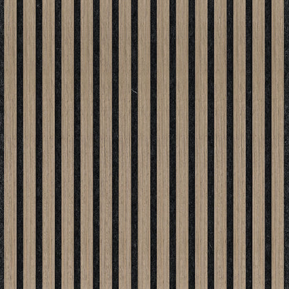 Wooden Slat Acoustic Panel Light Walnut 2400mm x 600mm