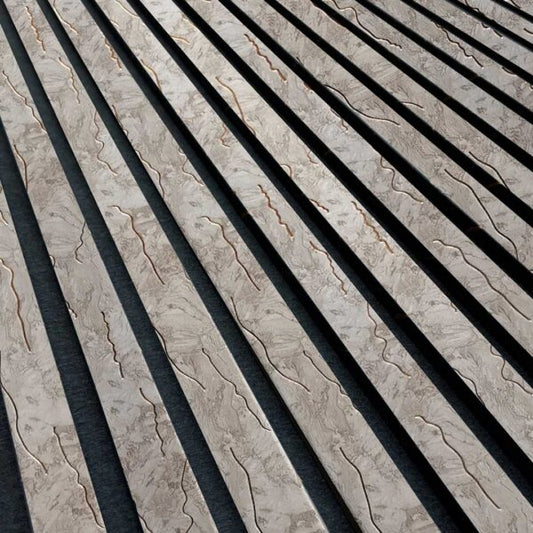 Wooden Slat Acoustic Panel Beige Gold Vein 2400mm x 600mm