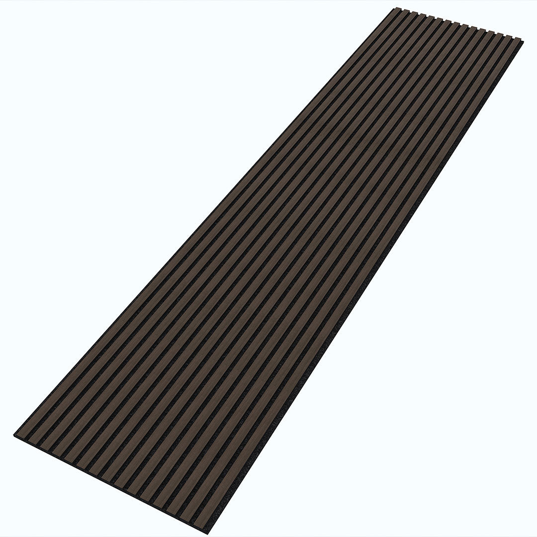Wooden Slat Acoustic Panel Choco Brown 2900mm x 600mm