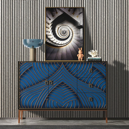 Wooden Slat Acoustic Panel Beige Gold Dot 2400mm x 600mm