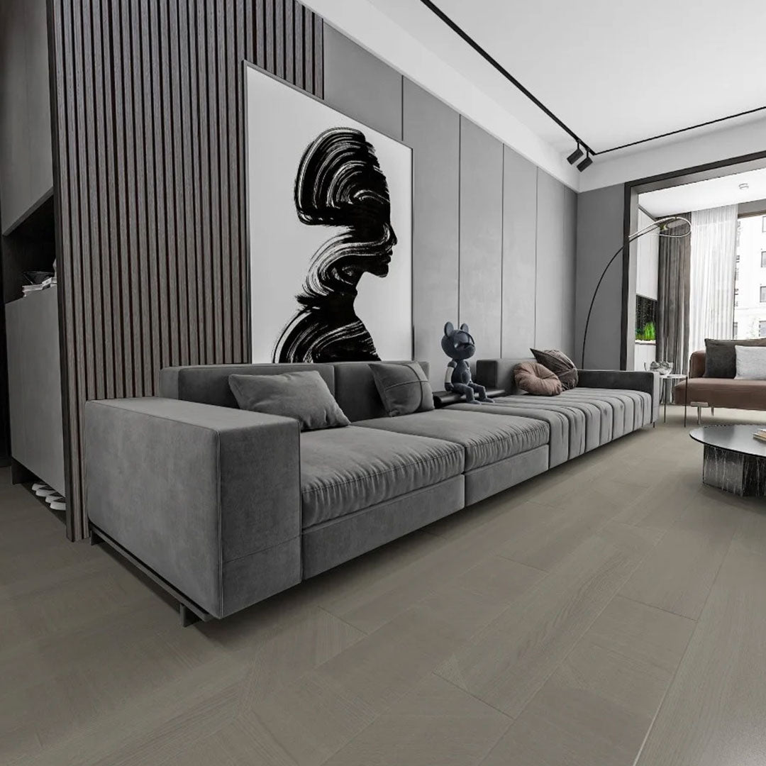 Wooden Slat Acoustic Panel Ash Grey 2400mm x 600mm