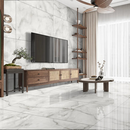 48.96 SQM Pallet Deal: Aquarious Onyx Grey Gloss 60x120cm Porcelain Tiles