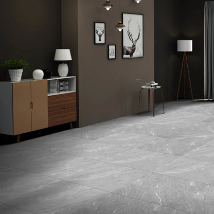 54.72 SQM Pallet Deal: Yorks Grey Matt Porcelain Tiles 60x60cm
