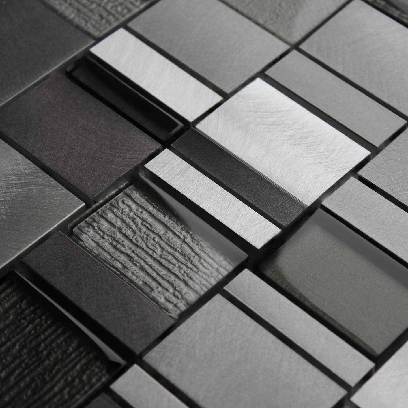 Milan Grey Mosaic 30x30