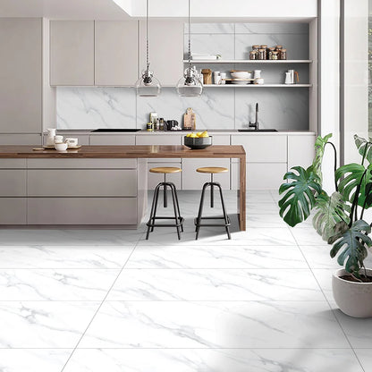 54.72 SQM Pallet Deal: Satvario Pearl Marble Effect Porcelain 60x60cm Tiles