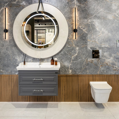 Sagano Almond Dark Lines 60x120 porcelain