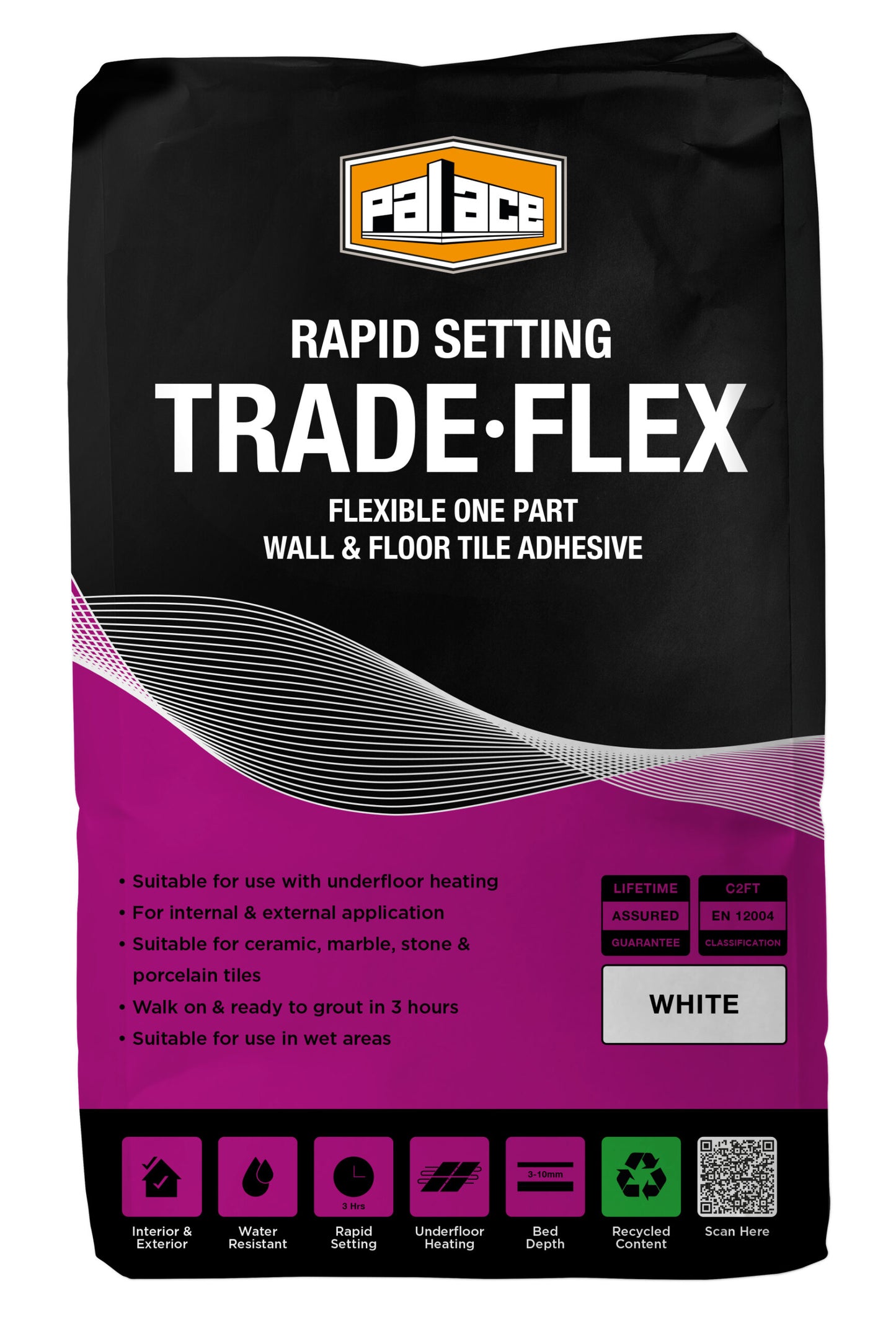 PALACE Trade-Flex Wall & Floor Tile Adhesive – White