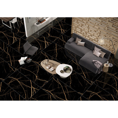 ATL Black 60x120 Gold Polished