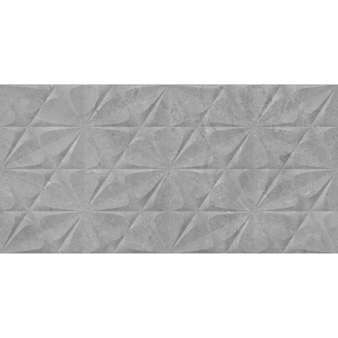 Hampton Floral Decor 30x60 Grey Matt