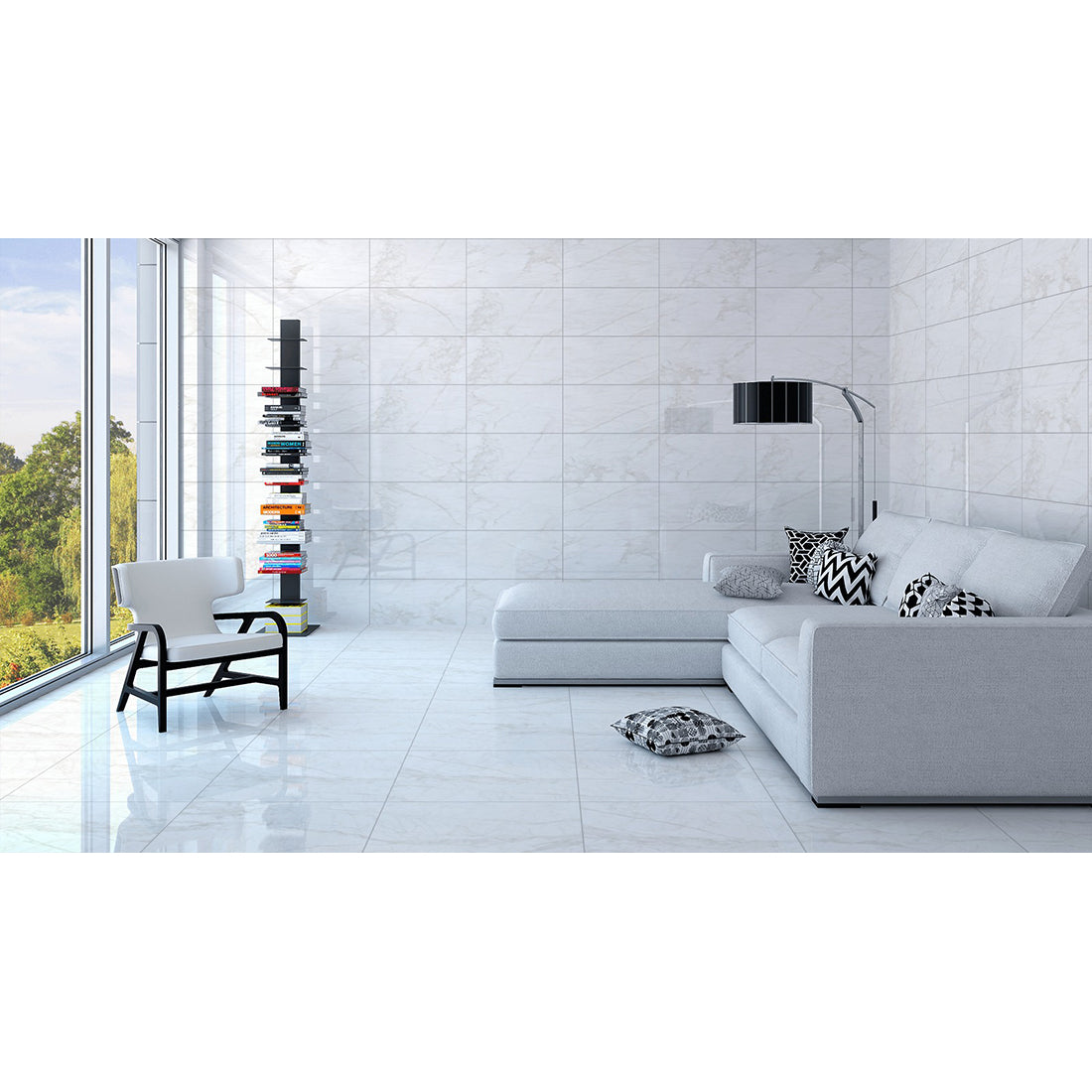 Calacatta Furry 30x60 Grey Polished
