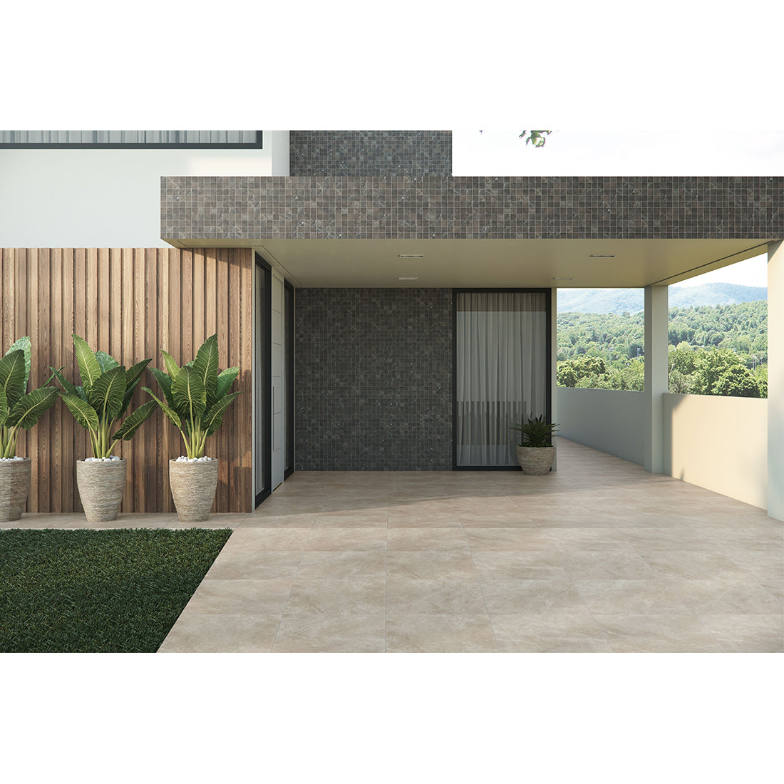 Dolmen 90x90 Cinza Matt