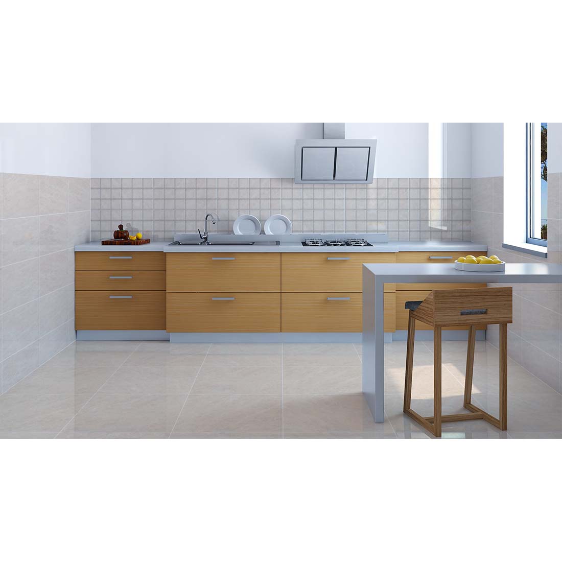 Fossil Jazz Decor 30x60 Crema Gloss
