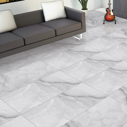 48.96 SQM Pallet Deal: Lumix silver Gloss Porcelain 60x120cm Tiles