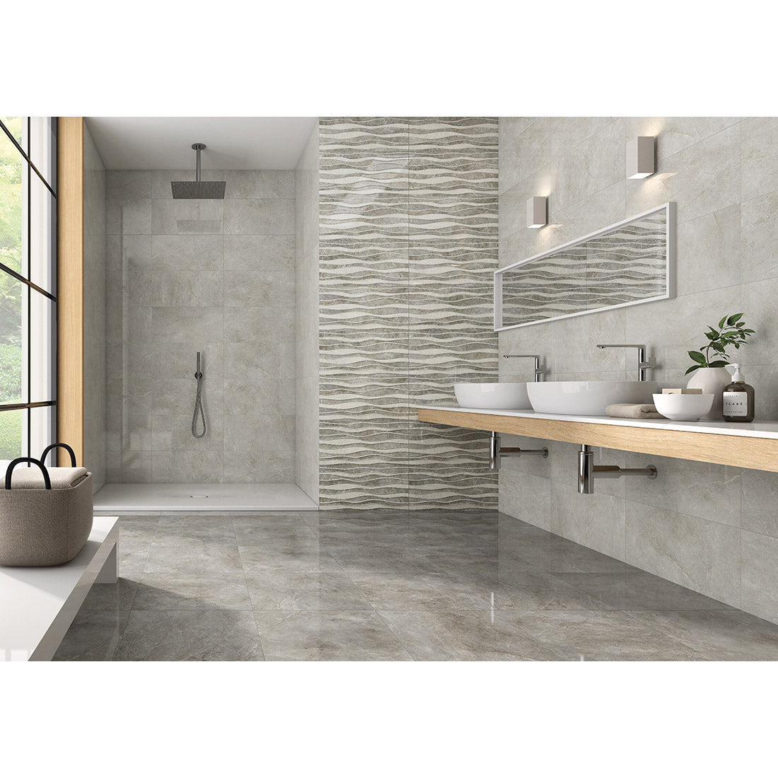 Luxor Mosaic 30x60 Gris Gloss