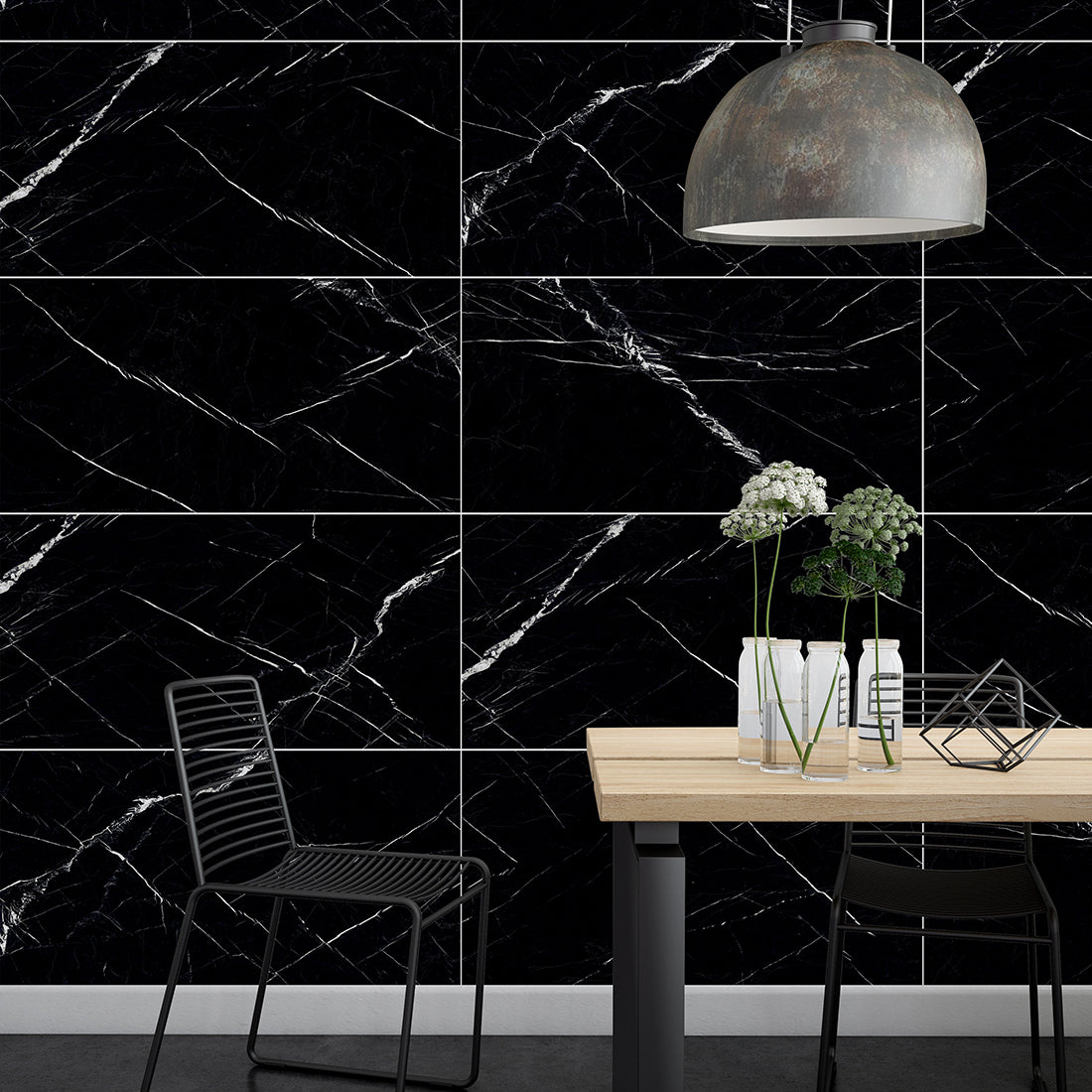 Marquina Grace 60x120 Black Polished