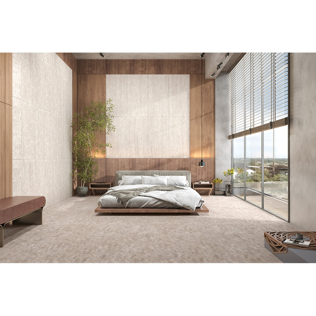 Mystical 60x120 Gris Matt Vein Cut