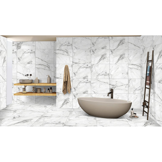 N1 60x60 Grey Matt Carving