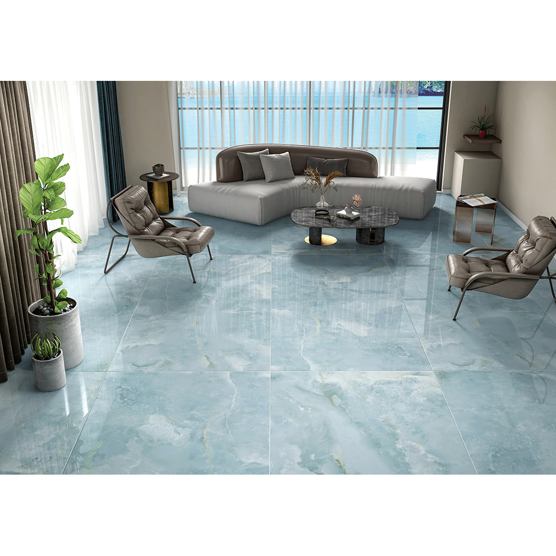 Onyx Soft 60x120 Aqua Polished