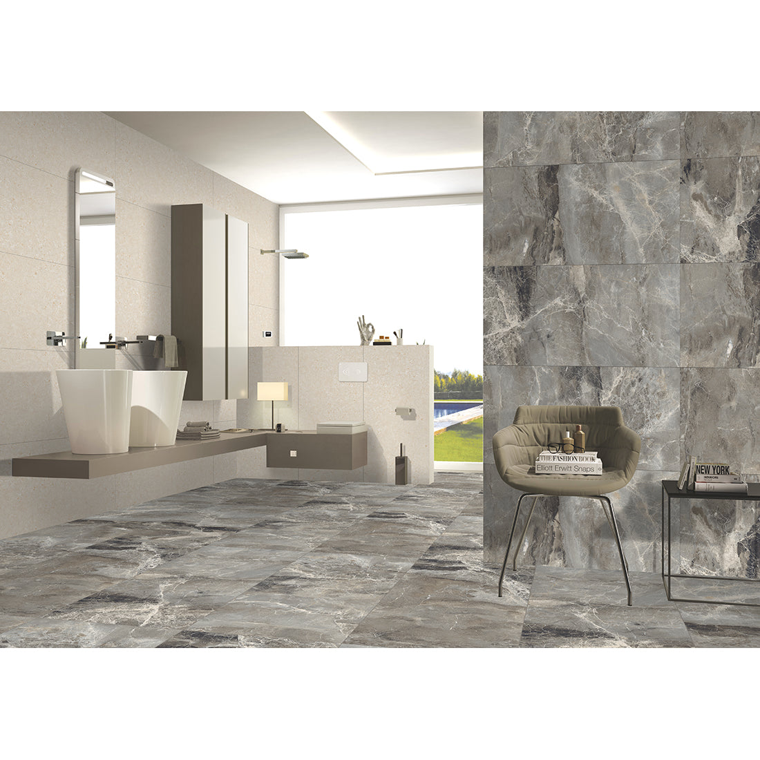 Q 60x120 Mud Matt Carving Porcelain