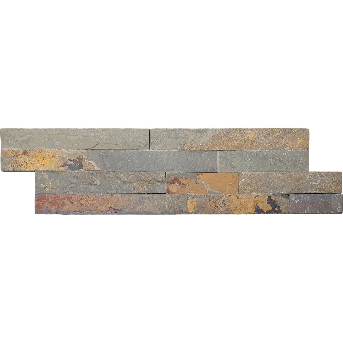 Split Face Rustic Slate 10x36 Multi Matt