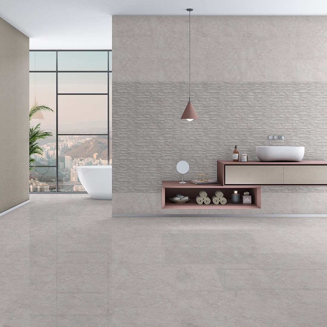 Saturn Decor 30x60 Grey Gloss