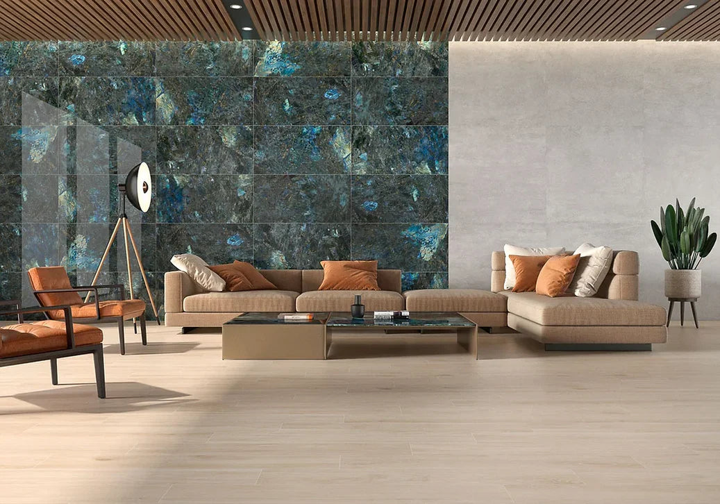 Labradorite Lemurian 60cm x 120cm Ultra Gloss Porcelain Wall and Floor Tile 🇪🇸