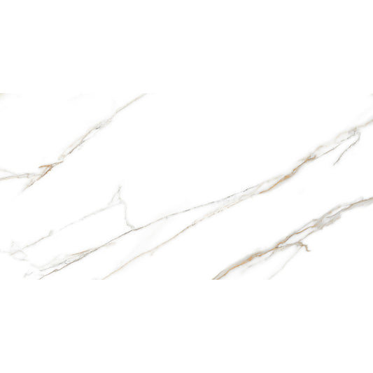 Statuario Iron Ore 60x120 White Matt Carving